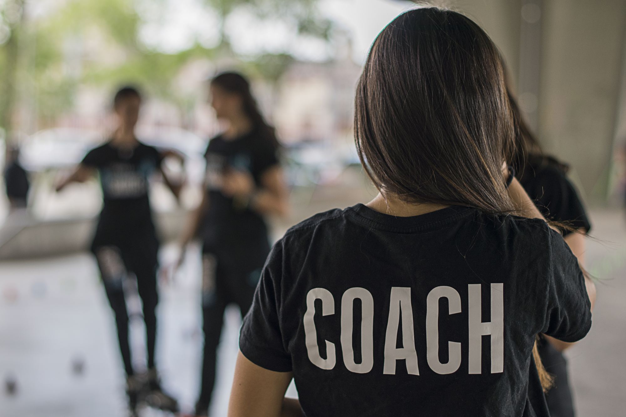 Entrenadora del equipo técnico de Onskates