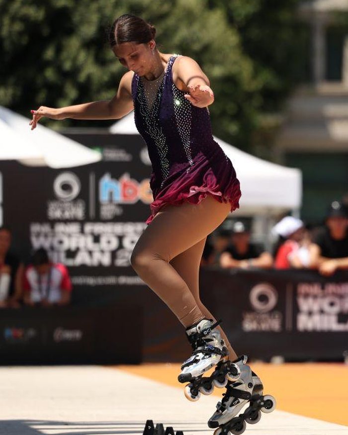 Candela Sierra Barquero, patinadora del Team Onskates