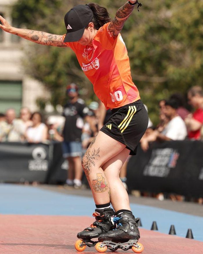 Cristina López López, patinadora del Team Onskates