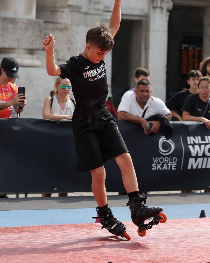Leo Sánchez García, patinador del Team Onskates