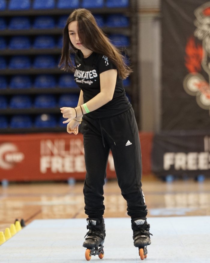 Luna Sánchez García, patinadora del Team Onskates