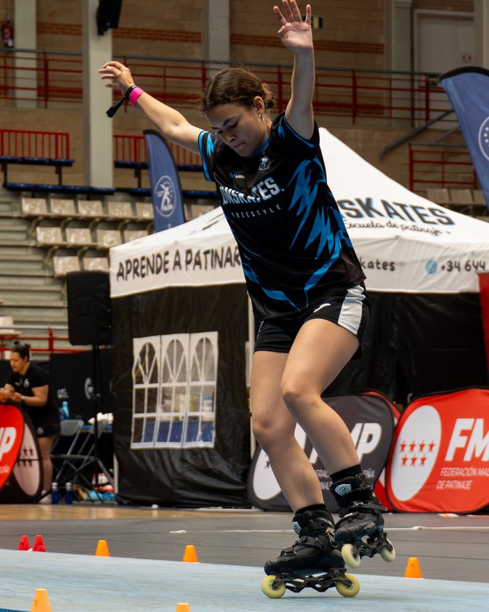 María García Diezma, patinadora del Team Onskates