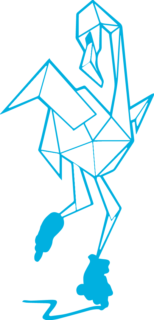 Silueta del flamenco, símbolo de Onskates